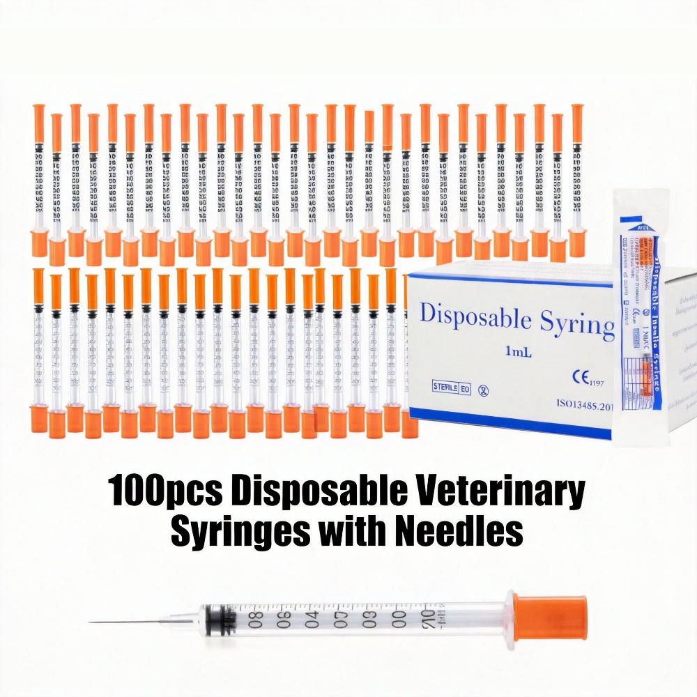 Pet Supplies Warehouse - 100pcs Disposable Syringe1ml 0.5ml 30G 31G