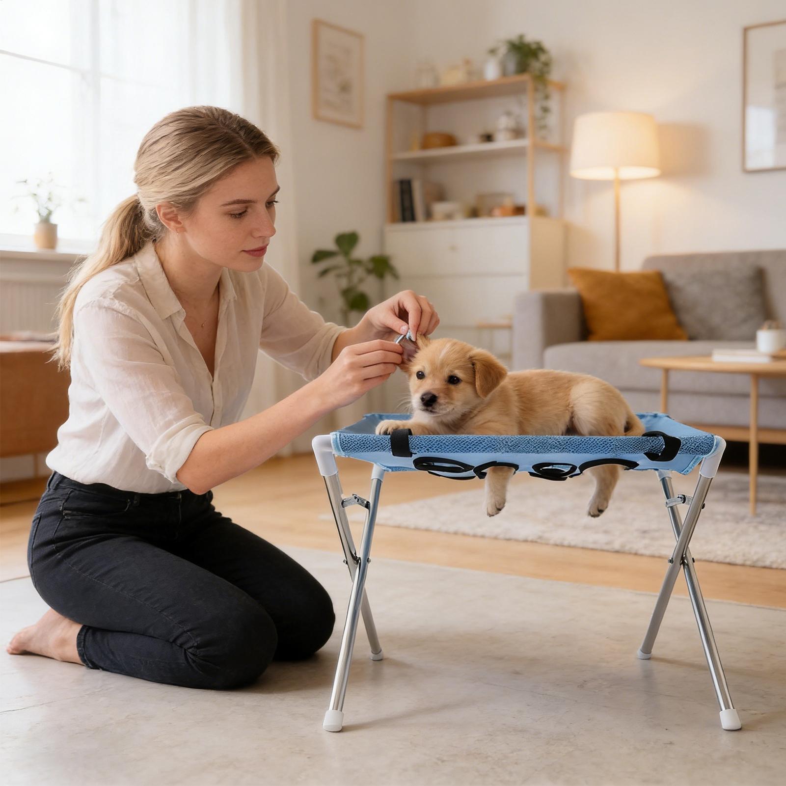 Pet Grooming Hammock Stand Fol - Pet Supplies Warehouse ulasan dan harga