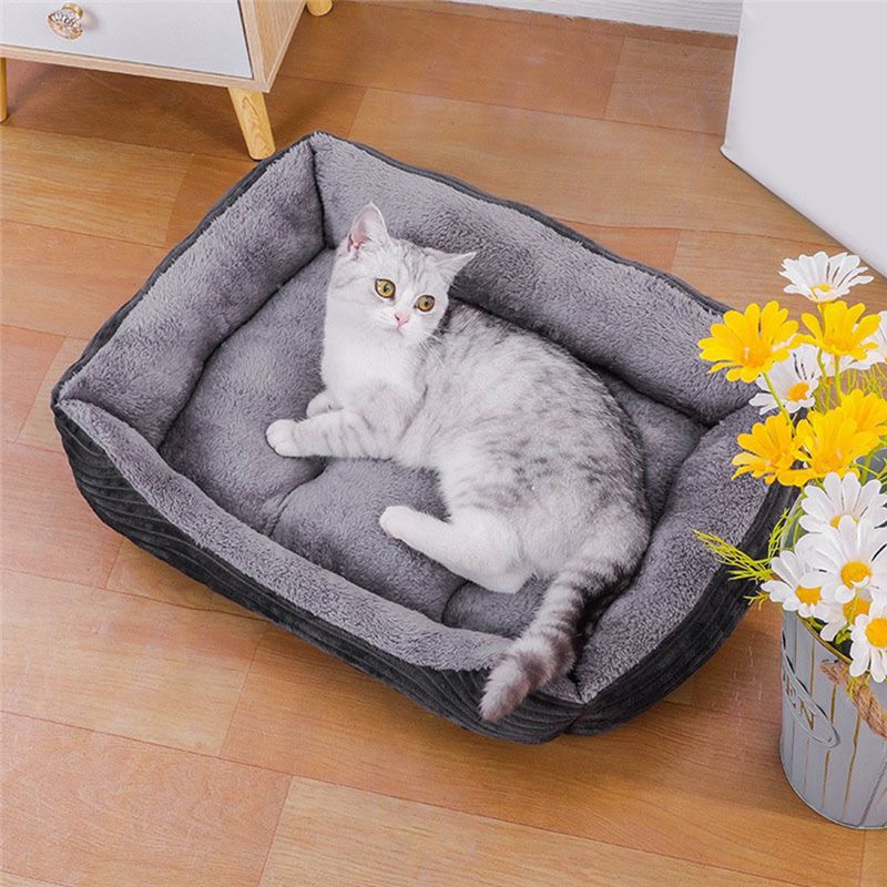 AEA9-Grey Dog Bed Pet Square P - Pet X Supplies & Tack Reviews ulasan dan harga